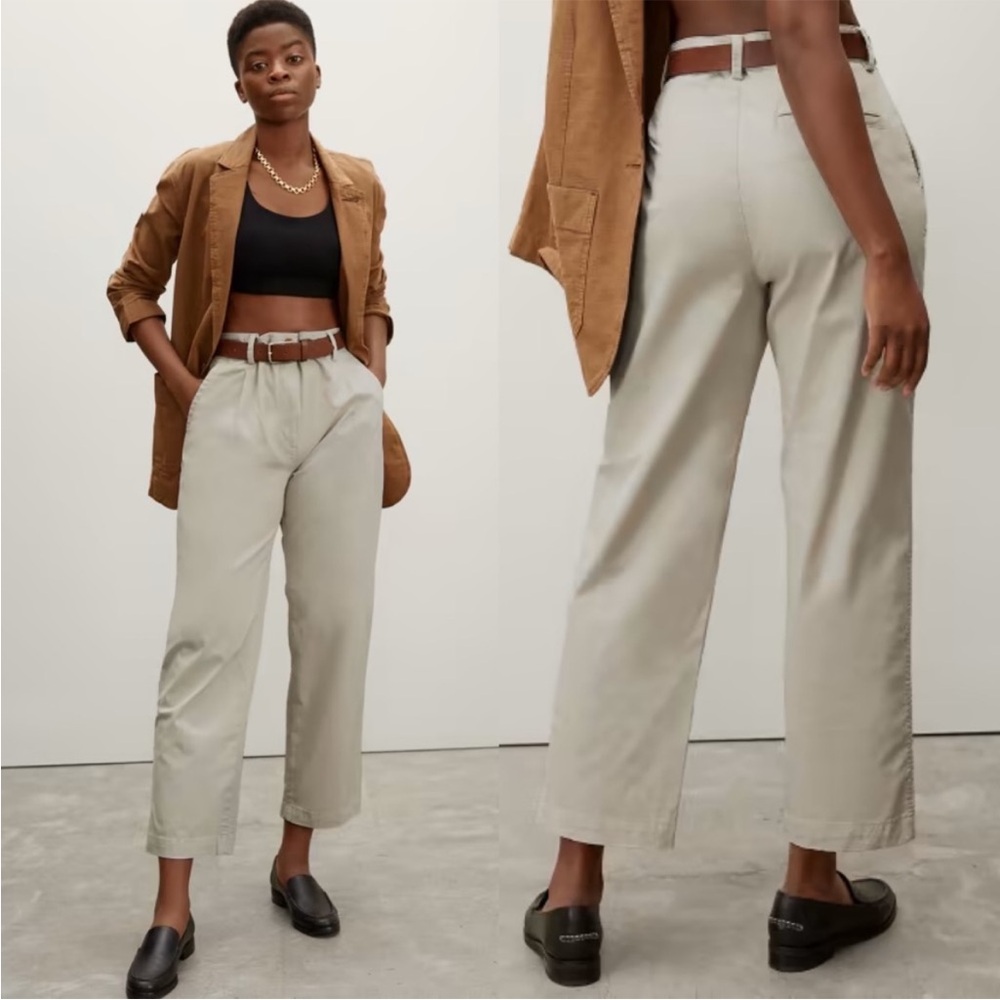 Everlane Relaxed Chino Pants in Khaki